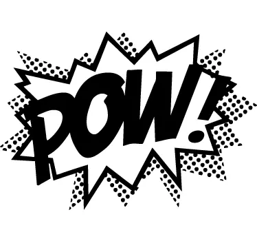 Sticker pow Lichtenstein - TenStickers
