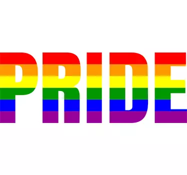 Sticker pride gay - TenStickers