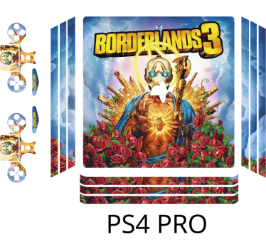 Autocollant PS4 jeu vidéo Borderlands - TenStickers