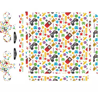 Sticker Jeu Video Commande Gamer pour PS4 - TenStickers