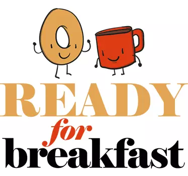 sticker ready for breakfast - TenStickers
