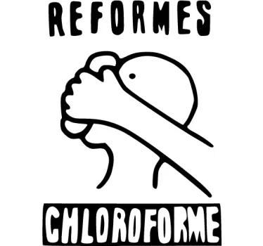 Sticker reformes chloroforme - TenStickers