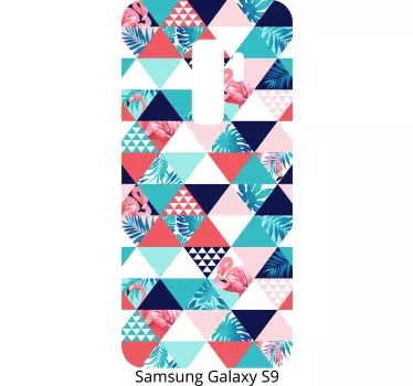 Sticker samsung motif triangulaire - TenStickers