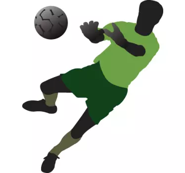 Sticker silhouette goal - TenStickers