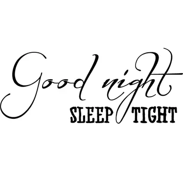 Sticker sleep tight - TenStickers