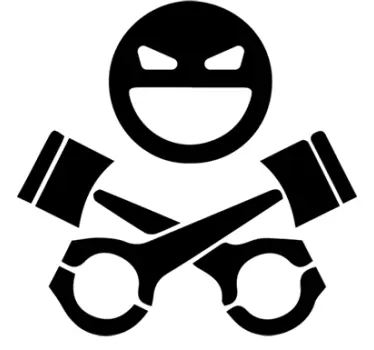 Sticker smiley et menottes - TenStickers