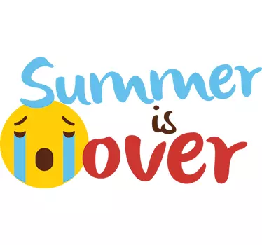 Sticker summer is over - TenStickers