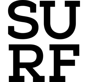 Sticker surf typographie en carré - TenStickers