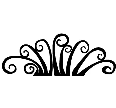 Sticker tête de lit tentacules - TenStickers