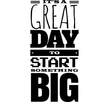 Sticker texte something big - TenStickers