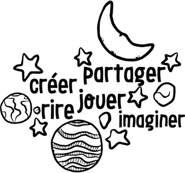 Sticker texte valeurs - TenStickers