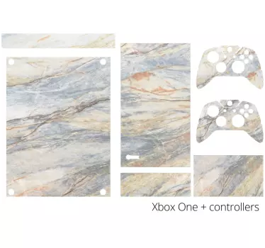 Sticker xbox effet marbre clair - TenStickers