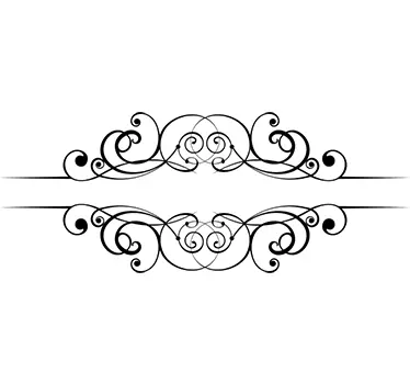 Sticker tracés arrondi - TenStickers