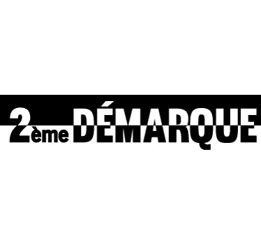 Sticker vitrine soldes 2ème démarque - TenStickers