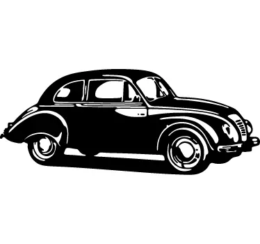 Sticker voiture ancienne - TenStickers