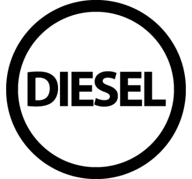 Sticker voiture essence diesel - TenStickers