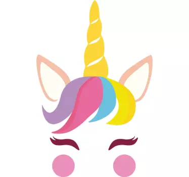 Sticker Enfant Licorne - TenStickers