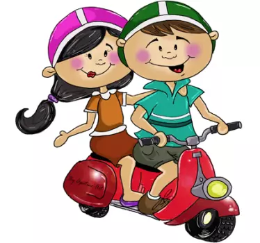 Stickers enfant moto - TenStickers