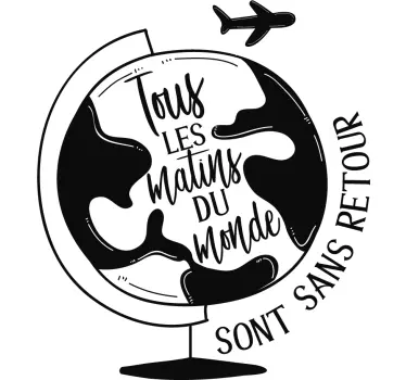 Sticker Maison Tous les matins du monde - TenStickers