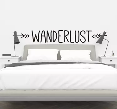 Sticker Maison Wanderlust Simple - TenStickers