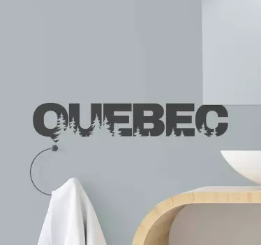 Stickers Mural Québec - TenStickers