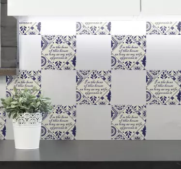 Sticker texte citation humoristique de cuisine - TenStickers