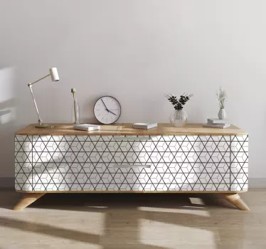Sticker meuble motif scandinave - TenStickers