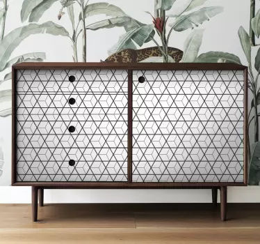 Sticker meuble motif scandinave - TenStickers