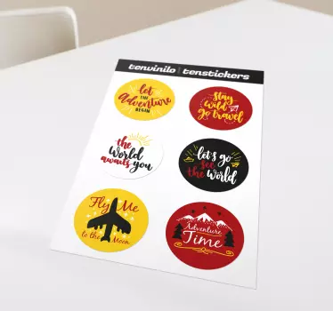 Sticker pour Voiture Voyageurs - TenStickers
