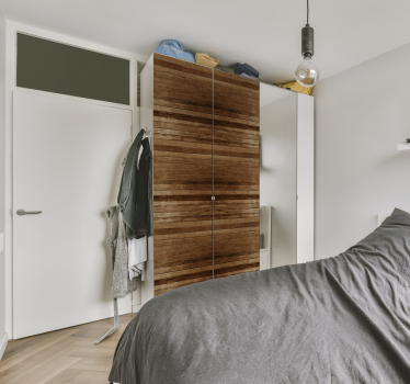 Adhésif meuble planches en bois - TenStickers