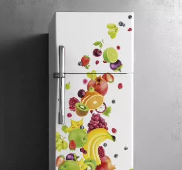 Sticker frigo image de fruits - TenStickers
