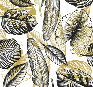 Adhésif meuble plantes tropicales élégantes - TenStickers