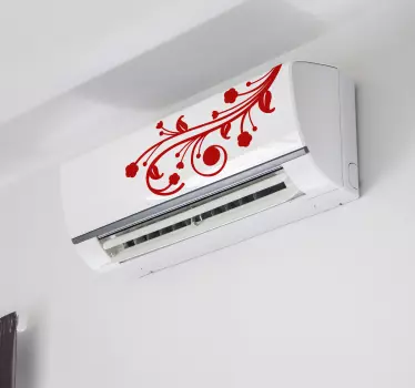 Autocollant climatiseur décoration vintage - TenStickers