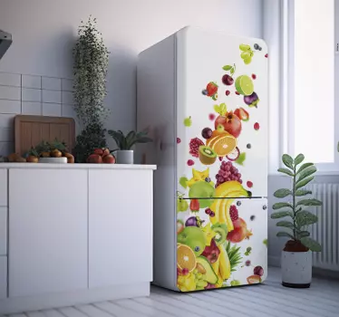 Sticker frigo image de fruits - TenStickers
