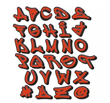 Sticker chambre ado graffiti prénom motif gamer - TenStickers