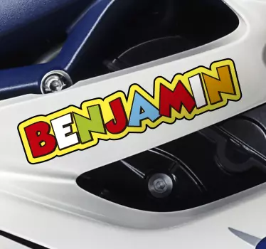 Sticker moto personnalisable - TenStickers
