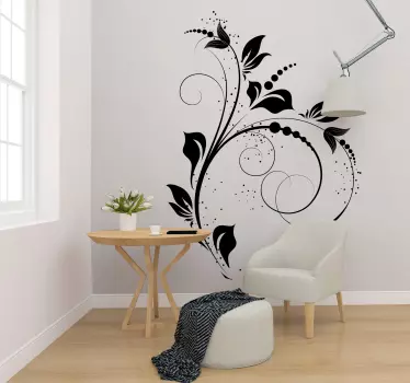 Adhésif mural floral 65 - TenStickers