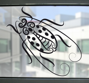 Adhésif mural motifs coccinelle - TenStickers