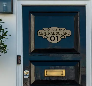 Adhésif Porte Numéro de maison - TenStickers