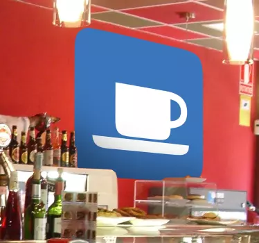 Sticker restaurant d'entreprise signalisation cafétéria - TenStickers