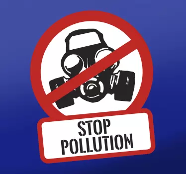 Arrêter la contamination stickers murale - TenStickers