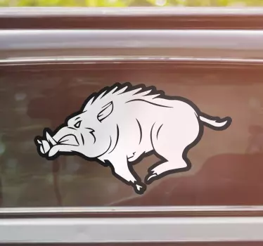 Autocollant animal sauvage javali - TenStickers