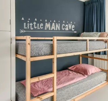 Autocollant Chambre Enfant Grotte du petit homme - TenStickers