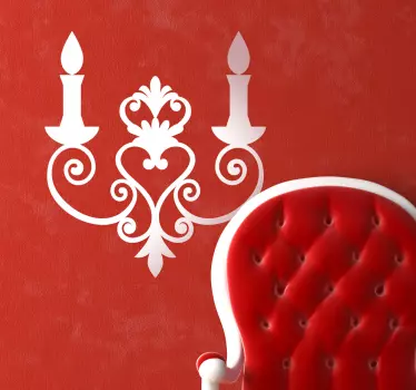 Autocollant chandelier mural - TenStickers