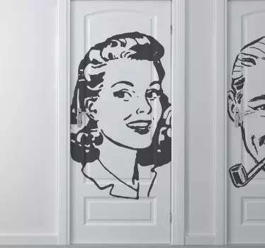 Autocollant Salle de bain WC coin des dames - TenStickers