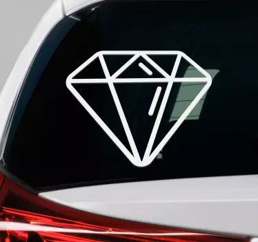 Autocollant de fenêtre de diamant - TenStickers