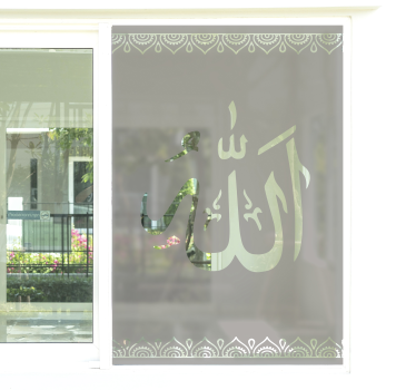 Autocollant de fenêtre de film de fenêtre arabe - TenStickers