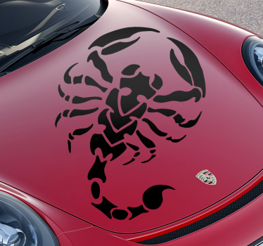 Autocollant de voiture scorpion - TenStickers