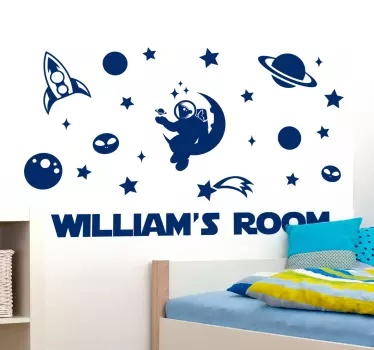 Autocollant d'espace personnalisable - TenStickers