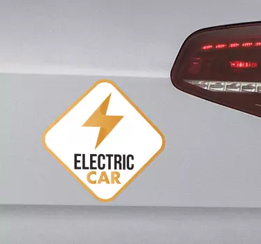 Autocollant electric car - TenStickers